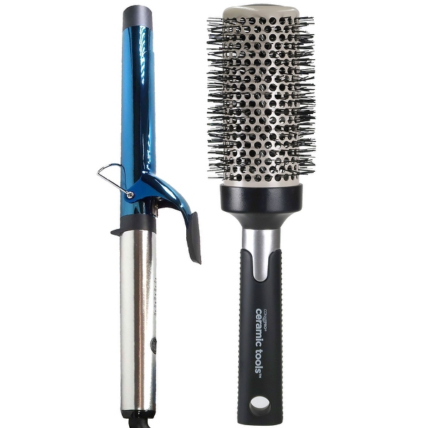 BaByliss Pro Nano Titanium Extended Barrel Curling Iron BNTW125XLUC Conair Pro Ceramic Tools Large Round Brush 2undefined Bed Bath Beyond 41510573